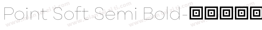 Point Soft Semi Bold字体转换